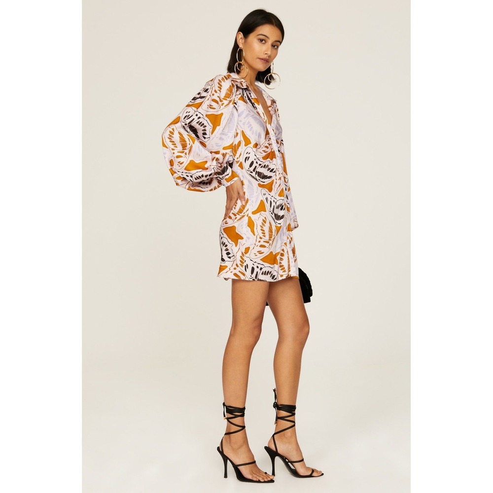 For Love and Lemons Esmeralda Long Sleeve Mini Dress (MSRP: $ 234) Large - Picture 2 of 13